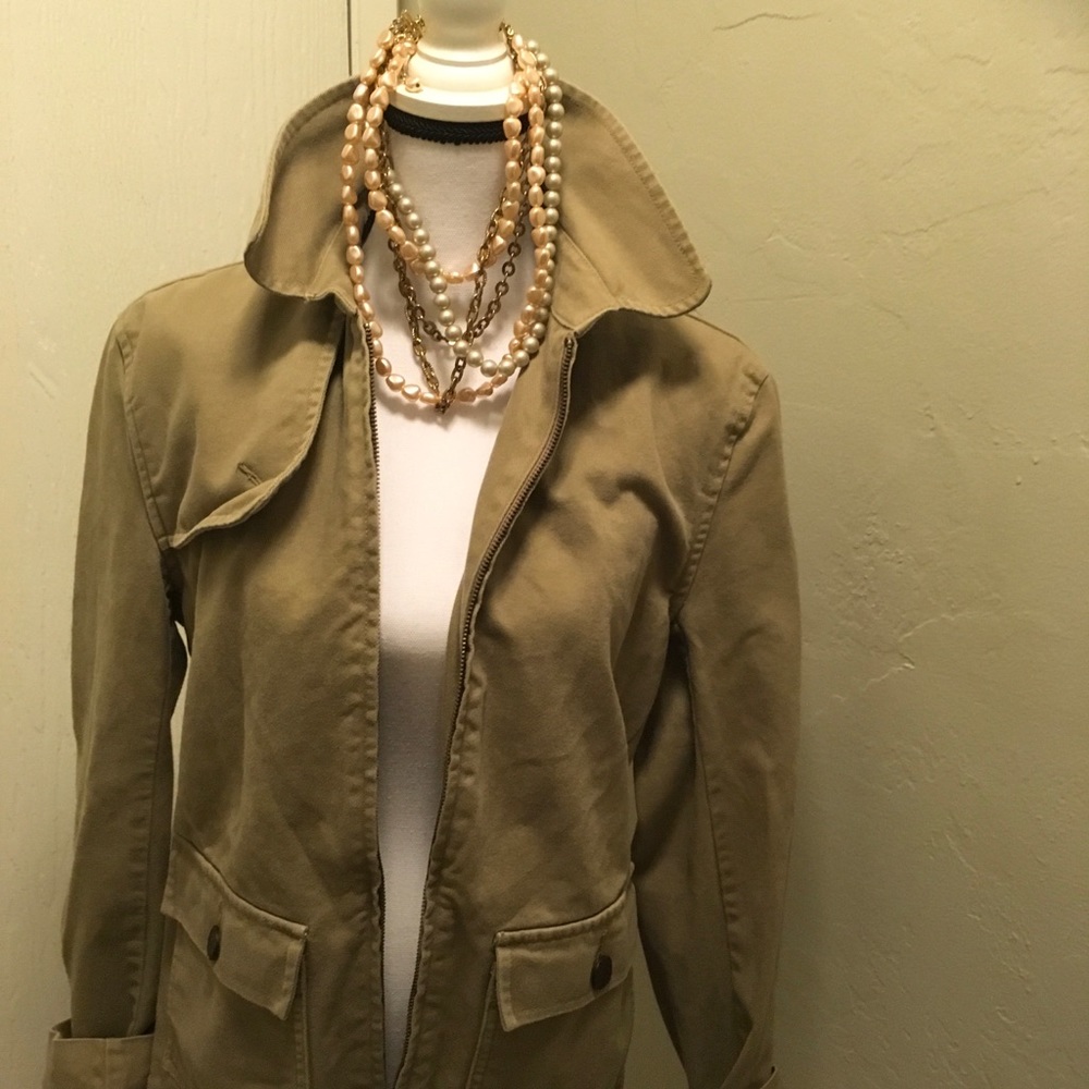 Army green jacket